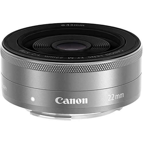 Canon EF-M 22mm f/2.0 STM Lens (Silver)