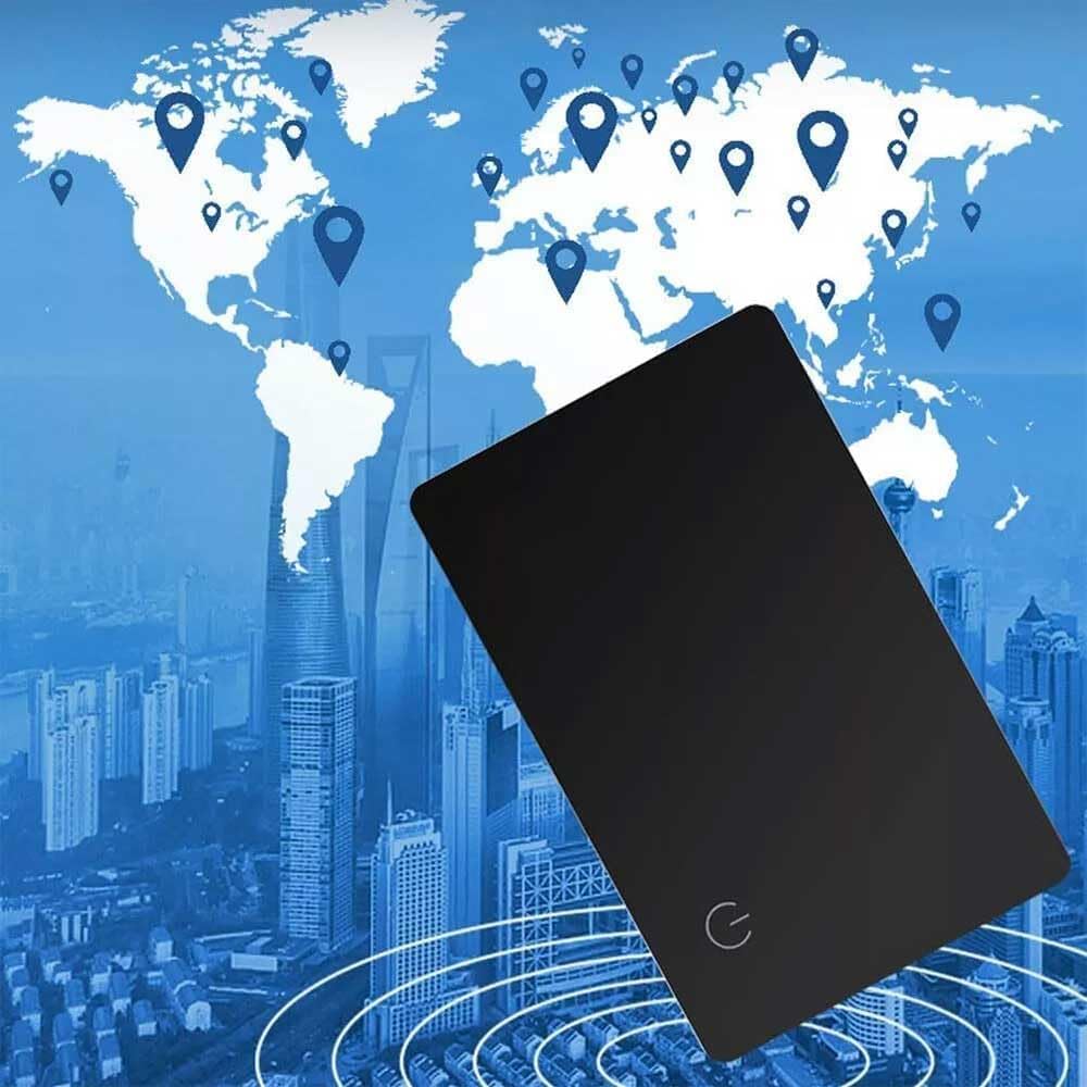2025 Upgrade Slimmest Smartcard Wallet Tracker Card, iOS Compatible Tracking Card, Ultra-Thin Portable Item Locator Card
