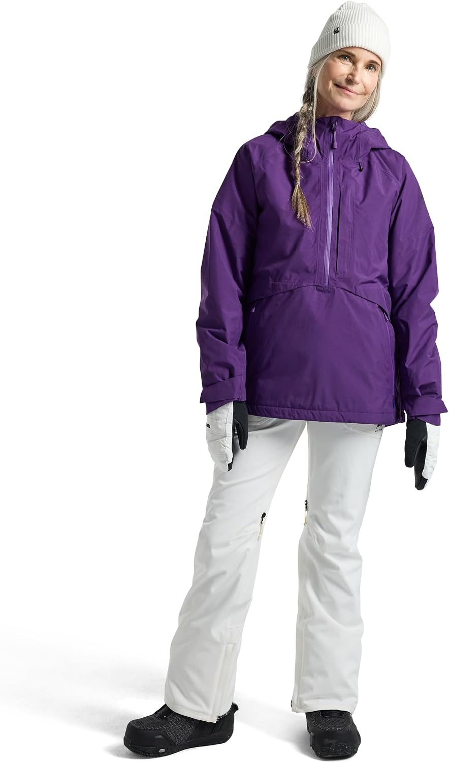 Burton Women's Pillowline GORE-TEX 2L Anorak Jacket, Imperial Purple, S