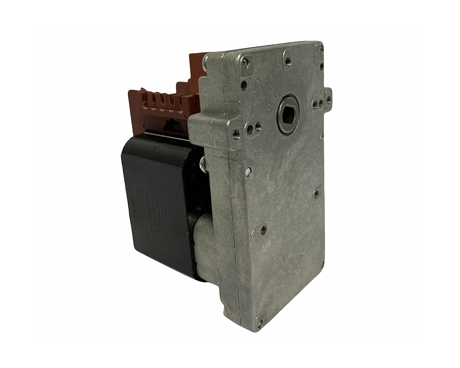 ERICAMBI, Motoriduttore Kenta per Stufe a Pellet K9117153, Velocità 5rpm, Senso di Rotazione Oraria, Pacco Lamellare 40mm, Albero Cavo Ø 8,5mm, Spianatura Doppia