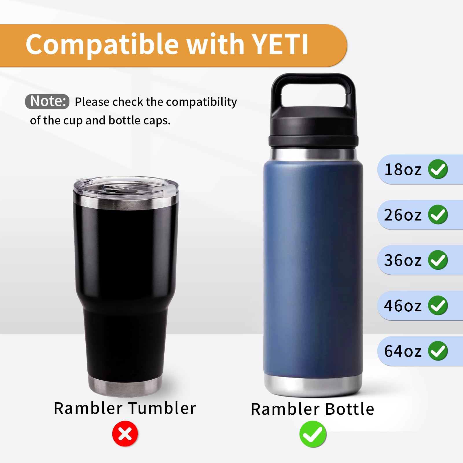 Amazon.co.jp: チャグキャップ Yeti Rambler 18/26/36/64オンス対応