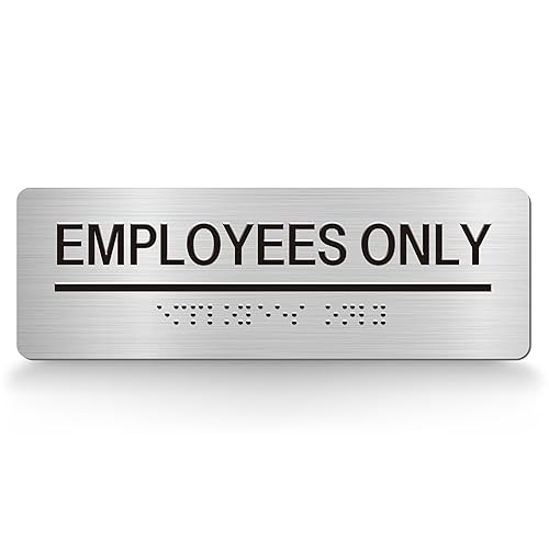 Employees Only and Staff Only Signs for Office – Professional