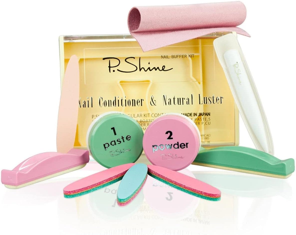 Japanese Manicure Kit Professional Nail Set Care Nail Plate Repair Treatment + Instruction for damage nails
