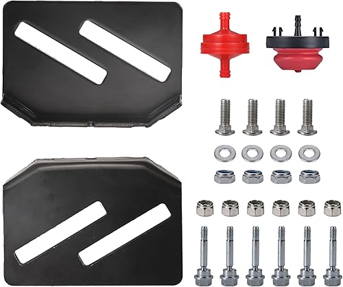 532174762 LH 532436125 RH - Zapatas deslizantes para soplador de nieve derecho y 532436125 RH, paquete de 2 unidades para HUSQ Poulan Craftsman con