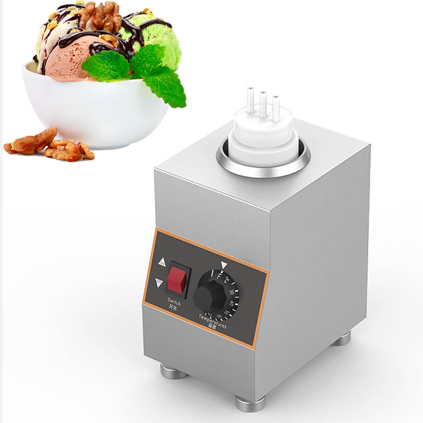 Calentador de salsa con control mecánico de temperatura, 2 métodos de calentamiento, capacidad de 650-2600 ml para mantener las salsas calientes