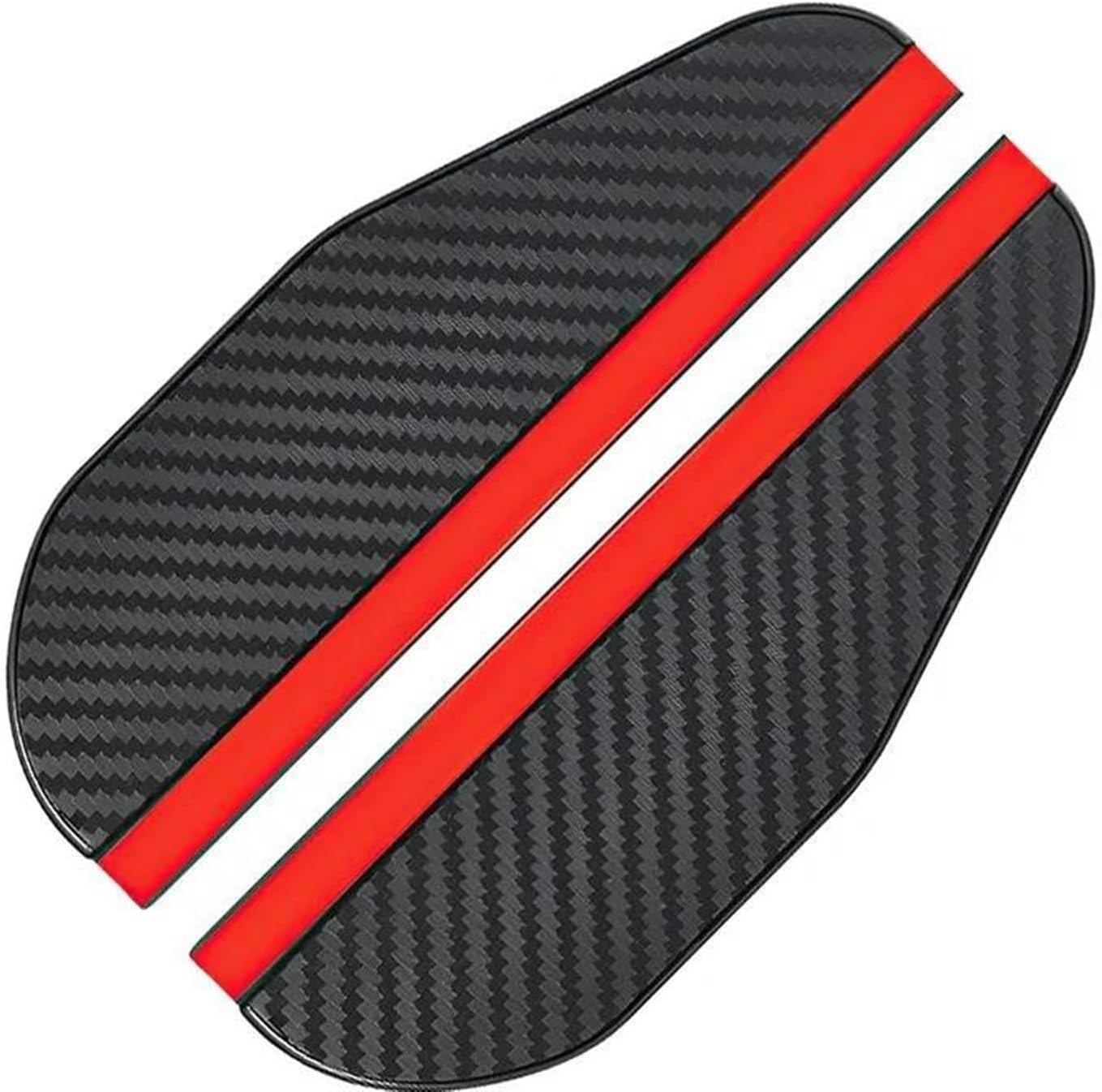 Side Window Deflector Universal Car Rearview Mirror Rain Eyebrow Auto Car Rear View Side Rain Shield Snow Guard Shade Protector Cover Window Wind Deflectors(Black)