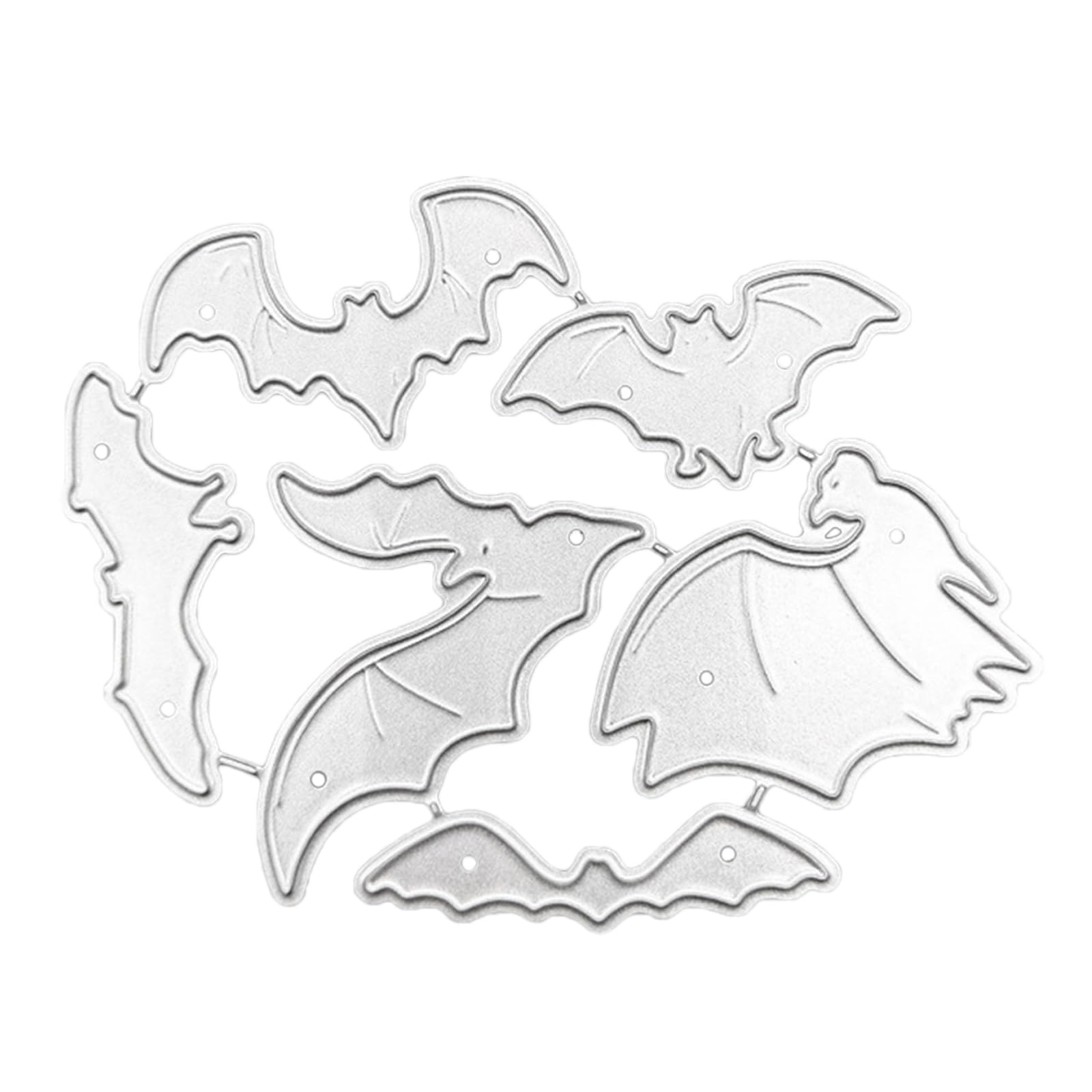 hogtnd Metal Cutting Dies Halloween Bats Cutting Dies Cutting Template for Scrapbook Album Paper Card Embossing Craft Scrapbooking Stencil