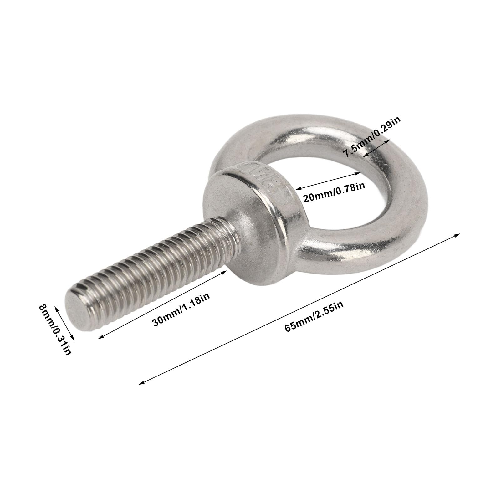 VOBOR 8PCS Lifting Eye Bolt - Image 4