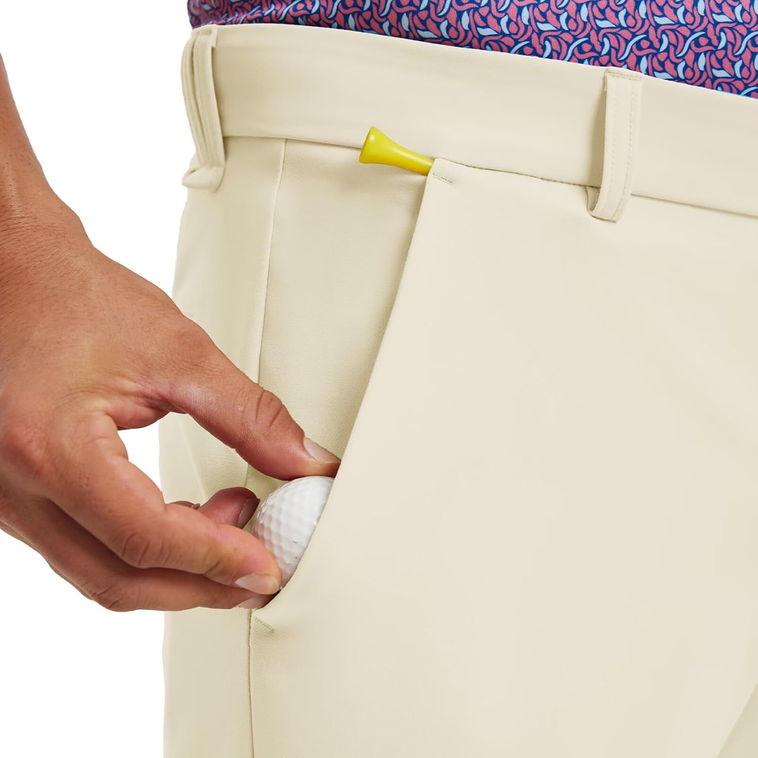 M MAELREG Men's Golf Pants Quick Dry Lightweight 30/32/34 Stretch Work Dress Casual Trousers with 4 Pockets Golf Pants Men - Image 4