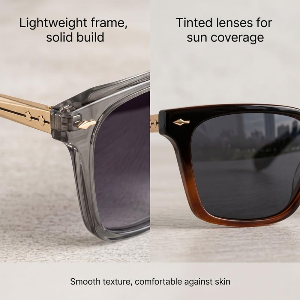 Gafas de sol con protección UV400 para hombre, estilo vintage retro y mujer, a la última moda.
