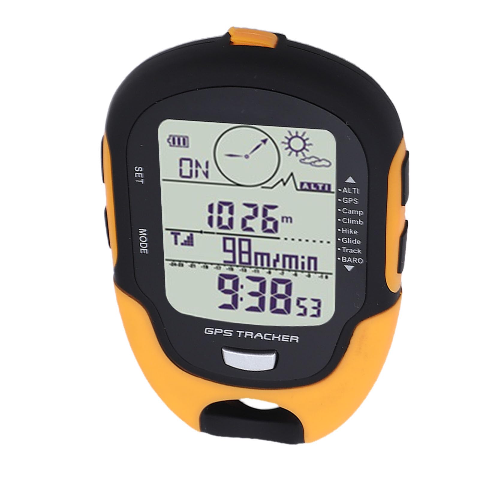 Zunate Altimètre Numérique Portable, Prévisions Météorologiques, Altimètre pour Randonnée, Camping, activité de Plein Air