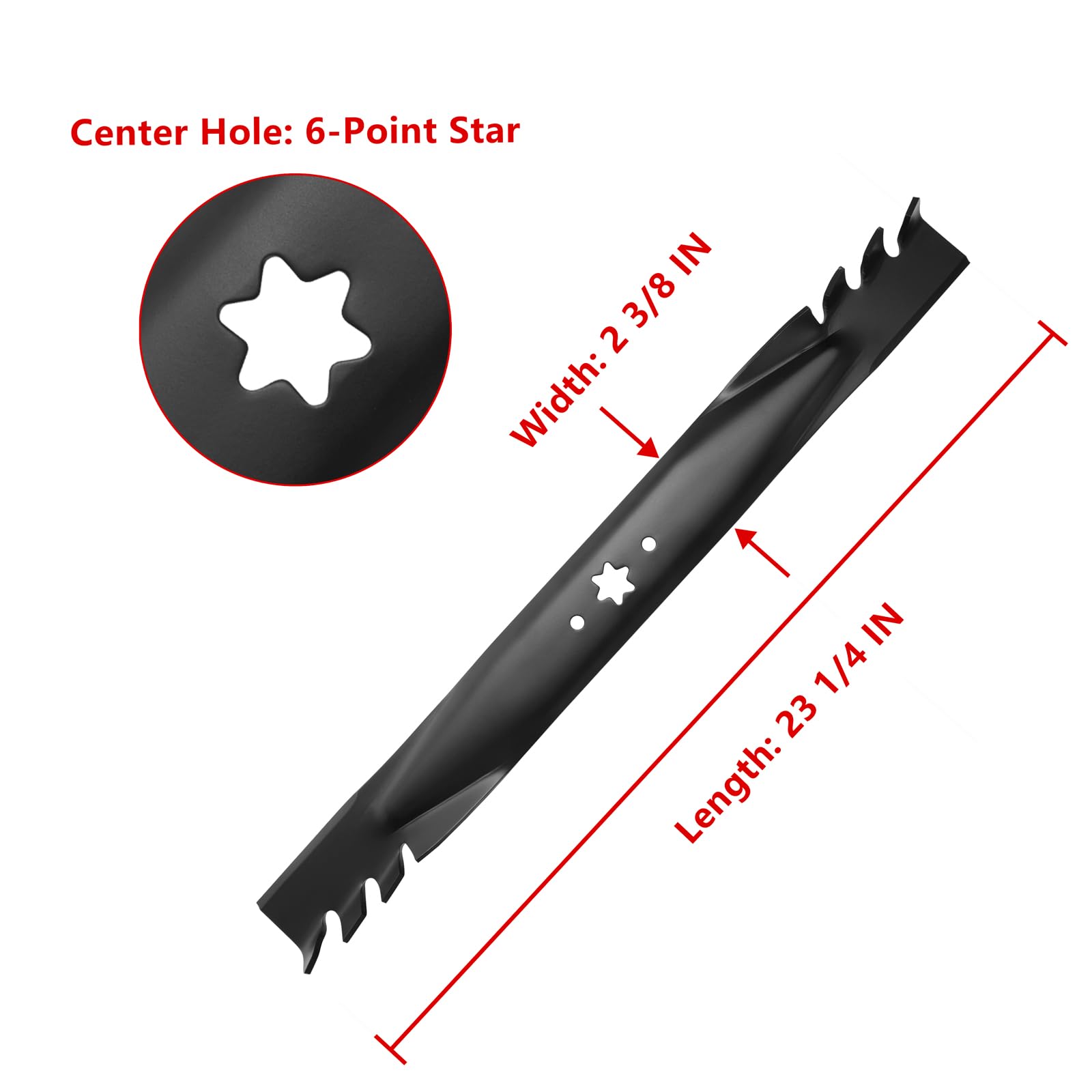 Parts Camp Cuchilla para cortacésped sustituye a Cub Cadet/MTD 942-04290-X, 742-04244-X, 942-04244, 942-04244A, 742-04290 para cortacésped de 46 pulgadas. Cut MTD, Cub Cadet, Troy-Bilt (juego de 2)