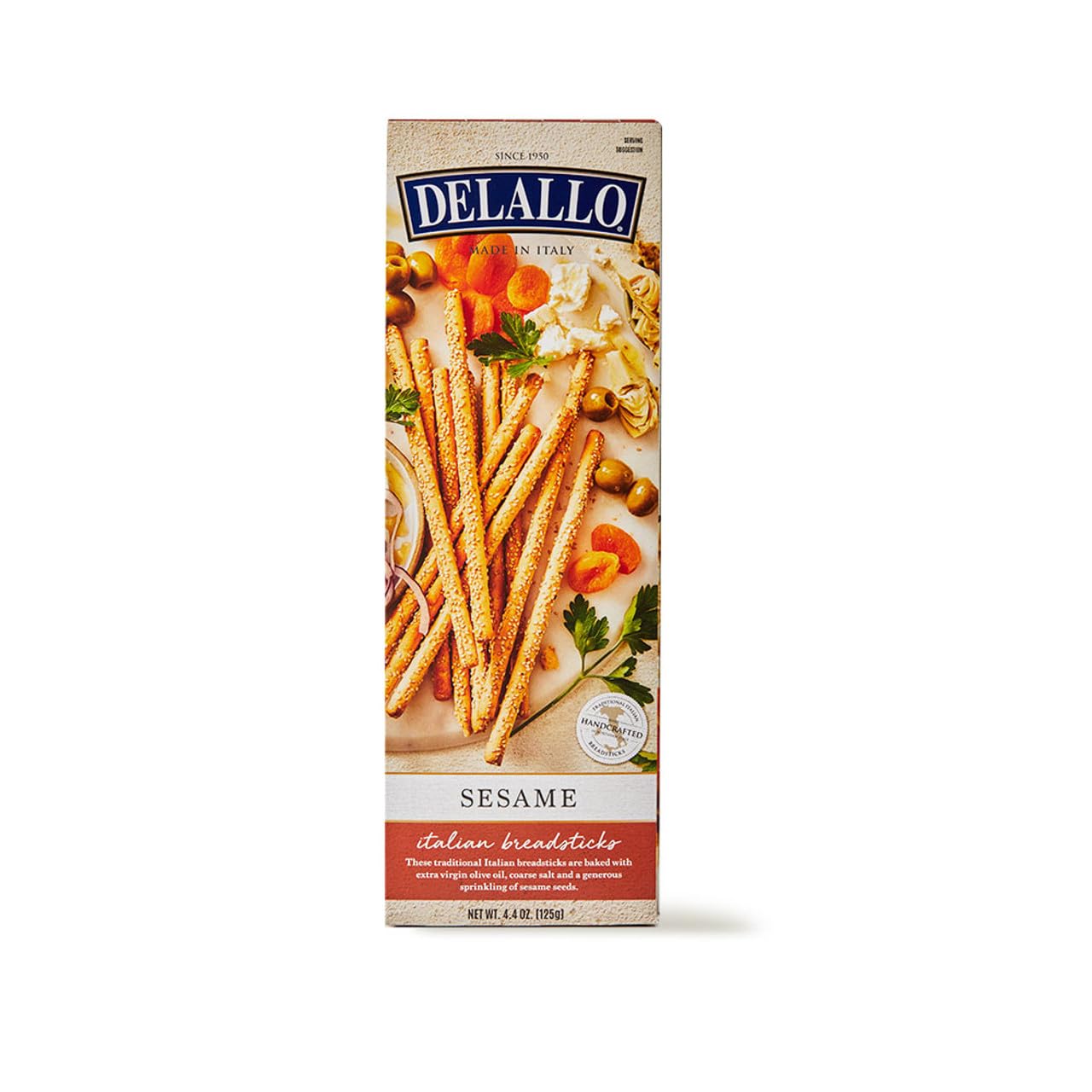 DELALLO Sesame Breadsticks, 4.4 OZ