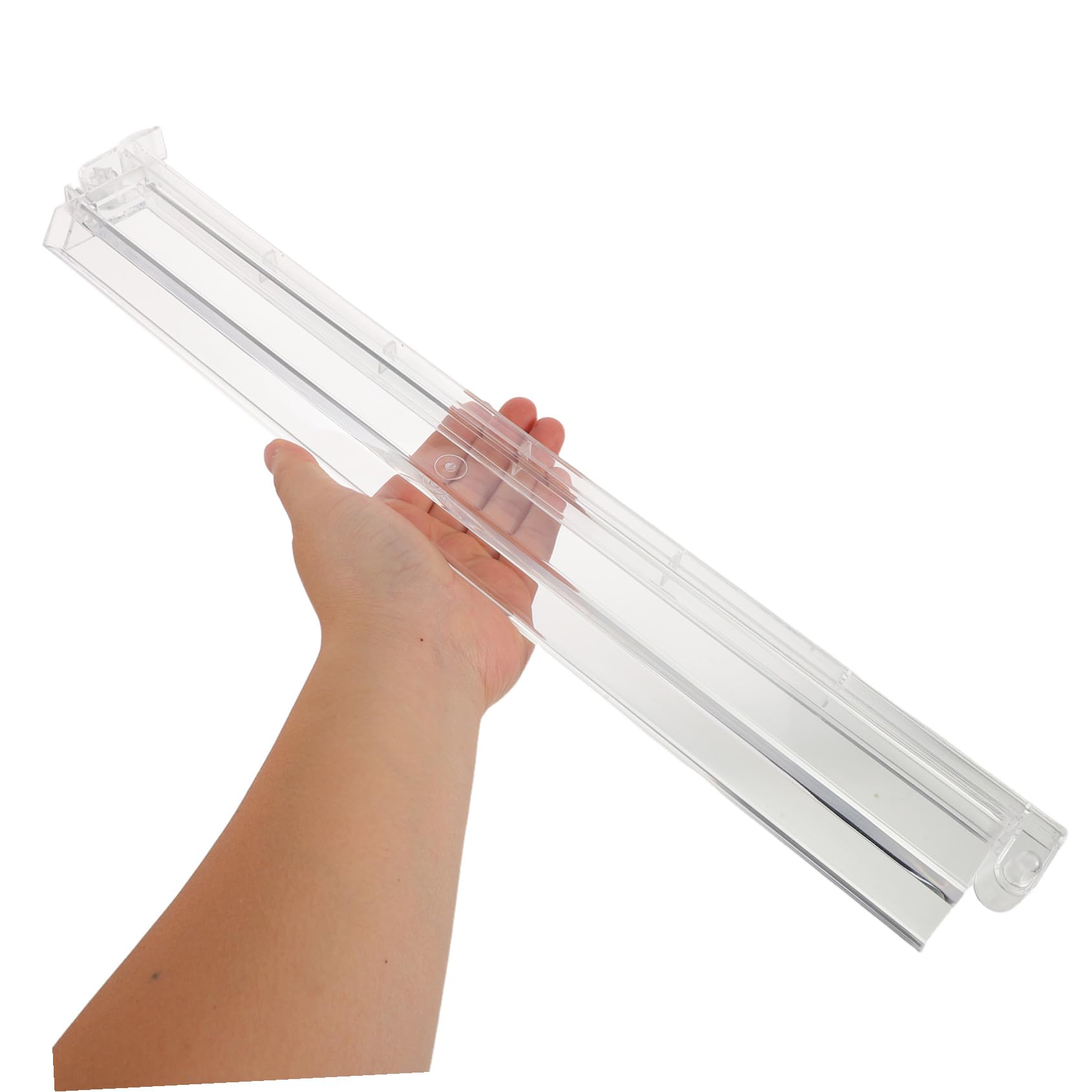Mahjong Push Rack 18 Pollici Trasparente 4 Pezzi Ps | Riga per Ordinare Tessere con Manico, Accessorio da Tavolo per Famiglia e Viaggio, per Giocatori Competitivi