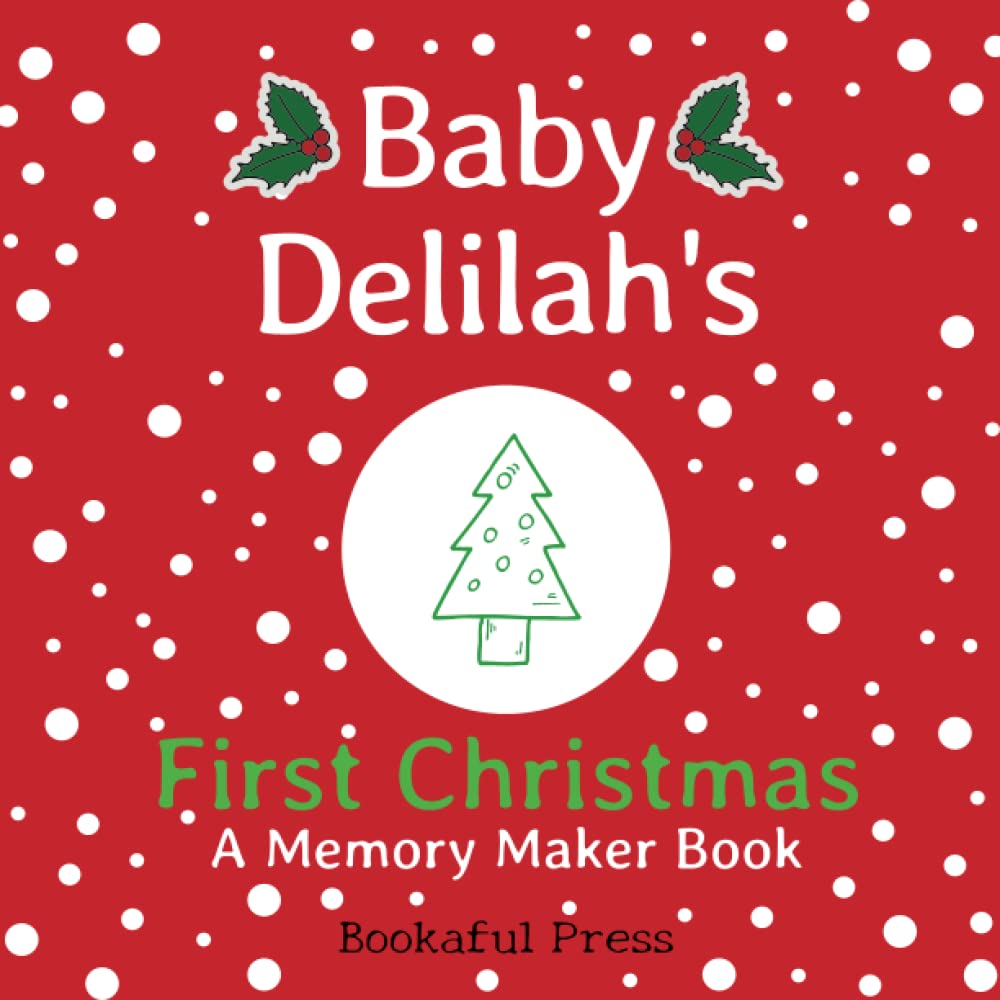 Baby Delilah's First Christmas: "A DIY Christmas Memory Maker Book"