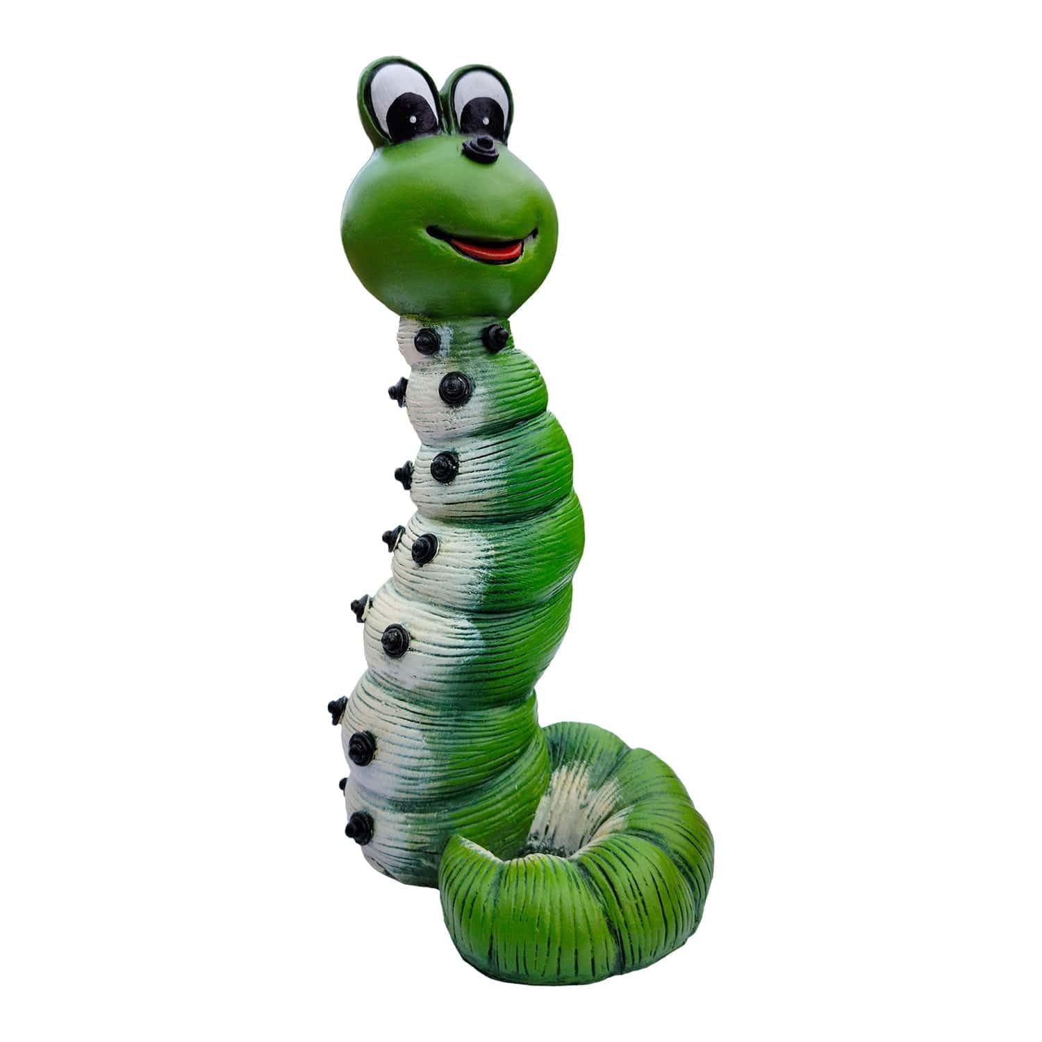 Mangal Sudha Caterpillar Garden Statue, Glass Fiber Reinforced Plastic (GRP) Caterpillar Animal Sculptures for Outdoor Garden Yard, Weight: 750 Gram (Green) (B0CG9QGV5W) Amazon Price History, Amazon Price Tracker