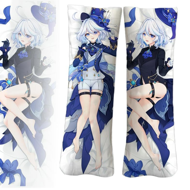 Anime Body Pillow Hentai Throw Pillow Waifu Pillow Custom Body Pillow Case 2-Side Print Pillow Case 59 in X 19.6 in(Uncensored)