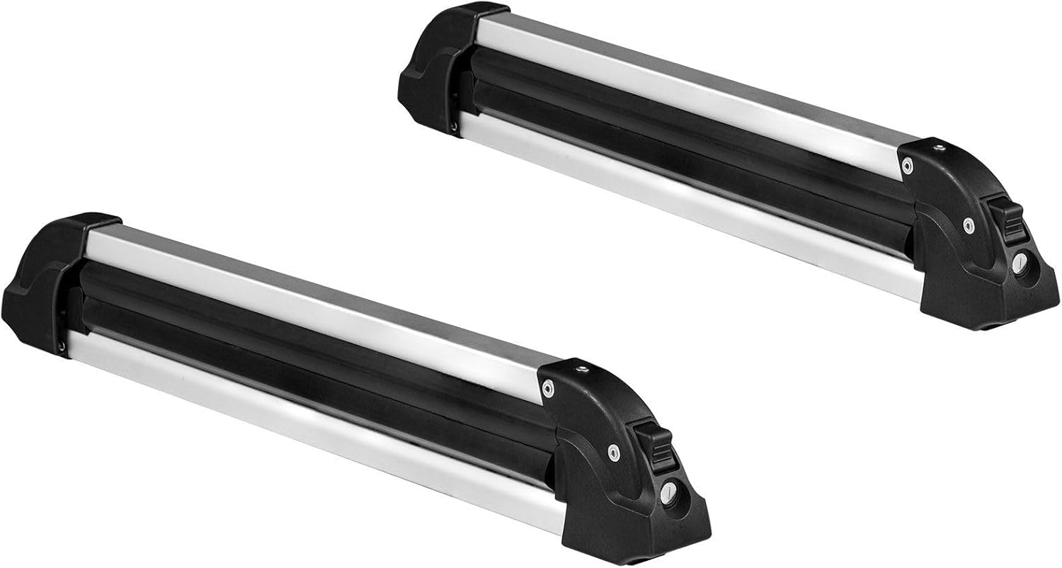 Ski Snowboard Roof Rack 31.7" Universal Ski Rack for Car Roof with Lock