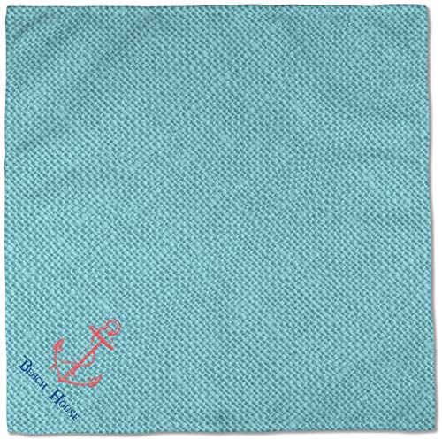 Servilletas de tela azules cuadradas set de 4 miniatura 5