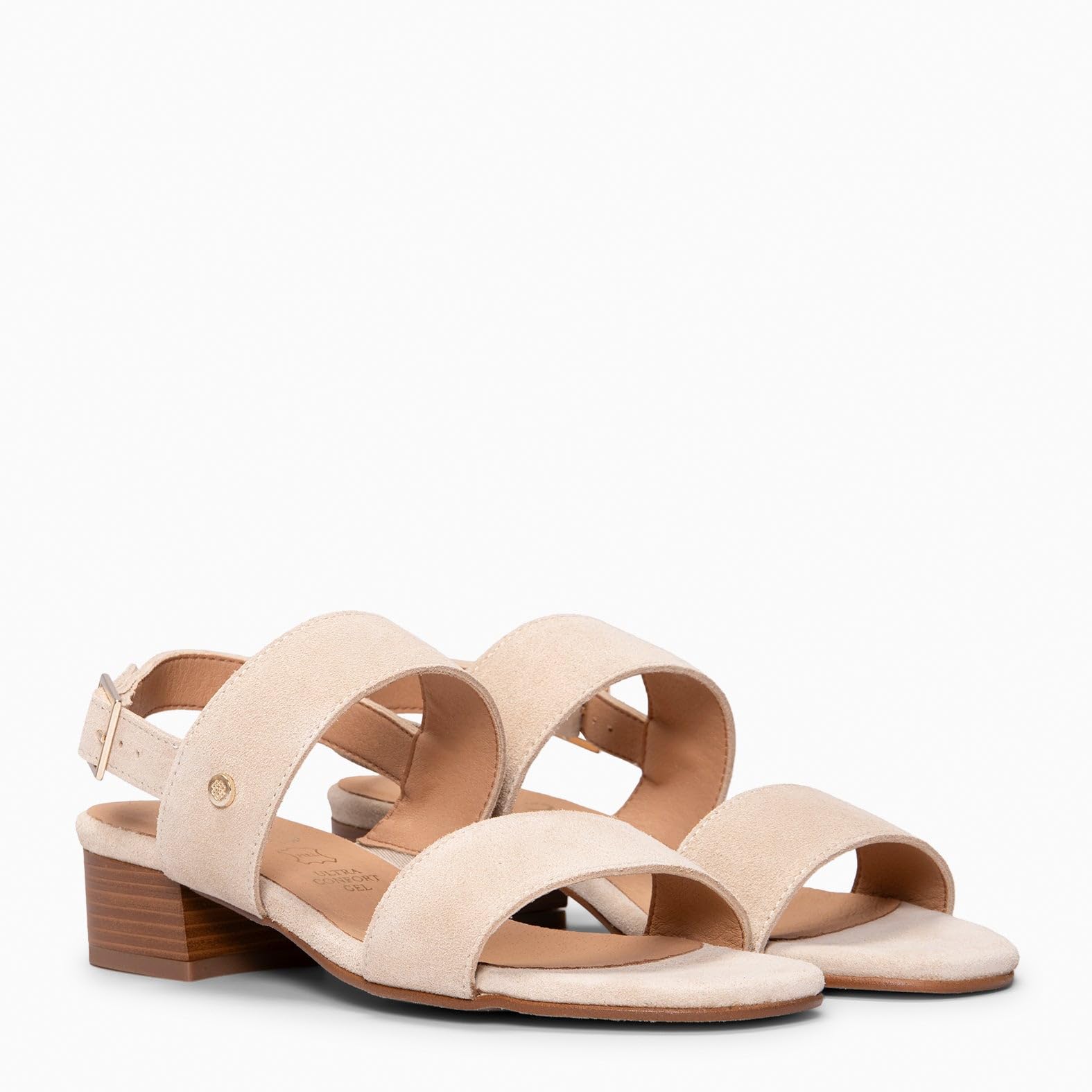 miMaO. Sandalias de tacón ancho. Hechas y fabricadas en España