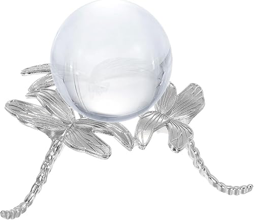 Miniatura 3 de MECCANIXITY Soporte de exhibición de bola de cristal de aleación de gran tamaño ligero de lujo de la esfera del huevo soporte de la decoración del