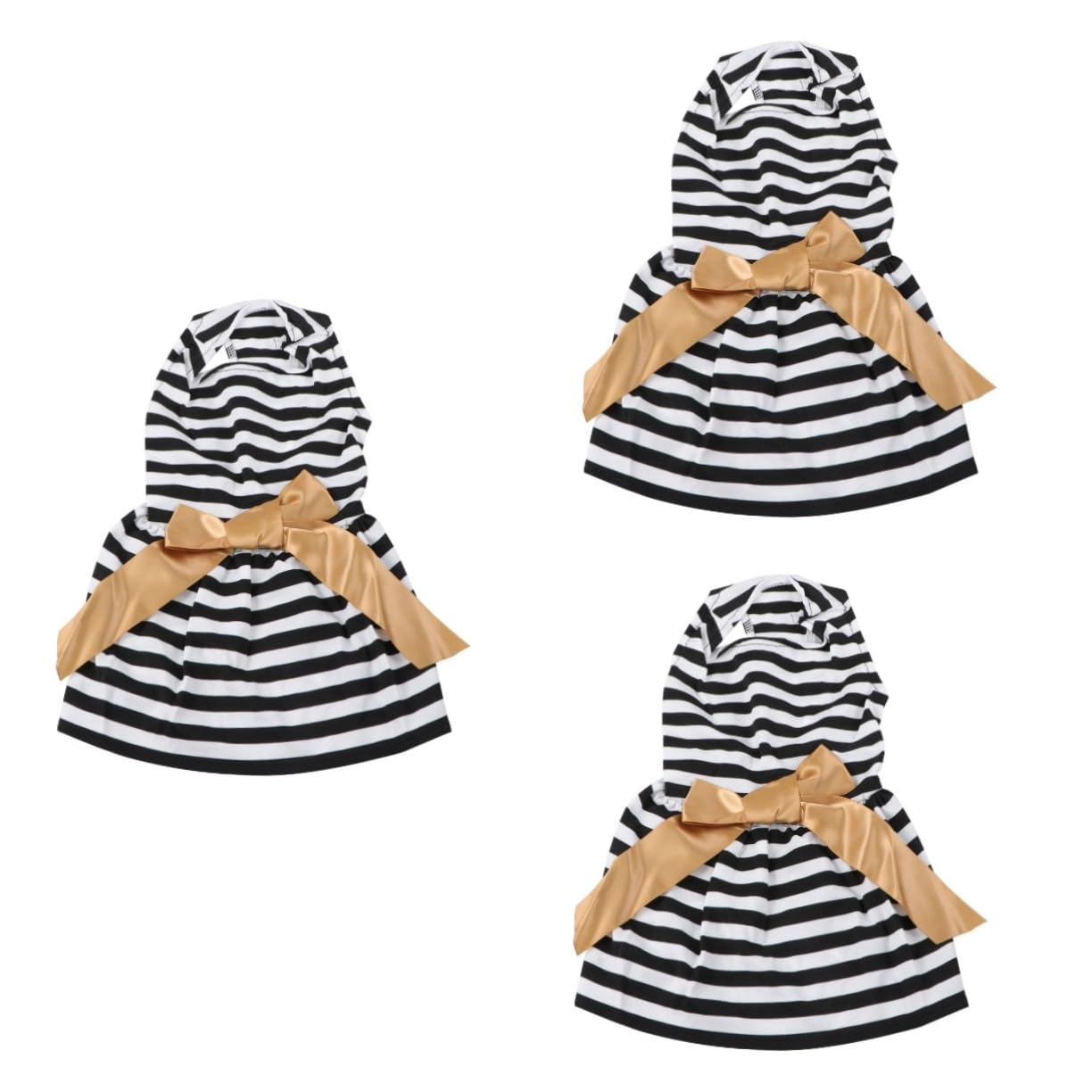 Robe pour chien à rayures idéale pour les promenades d'été de votre chiot S