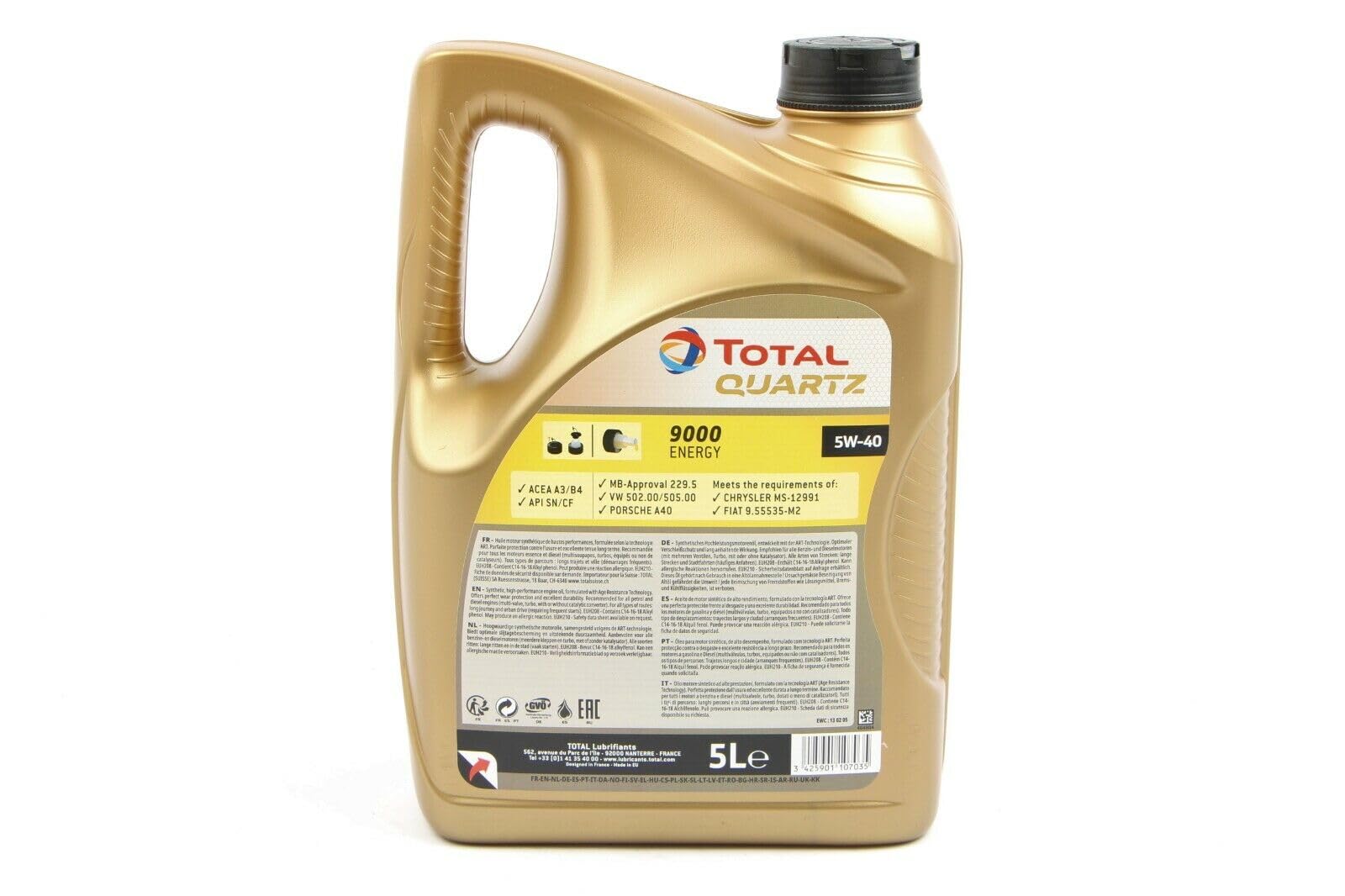 Olio motore TOTAL QUARTZ 9000 ENERGY 5W-40