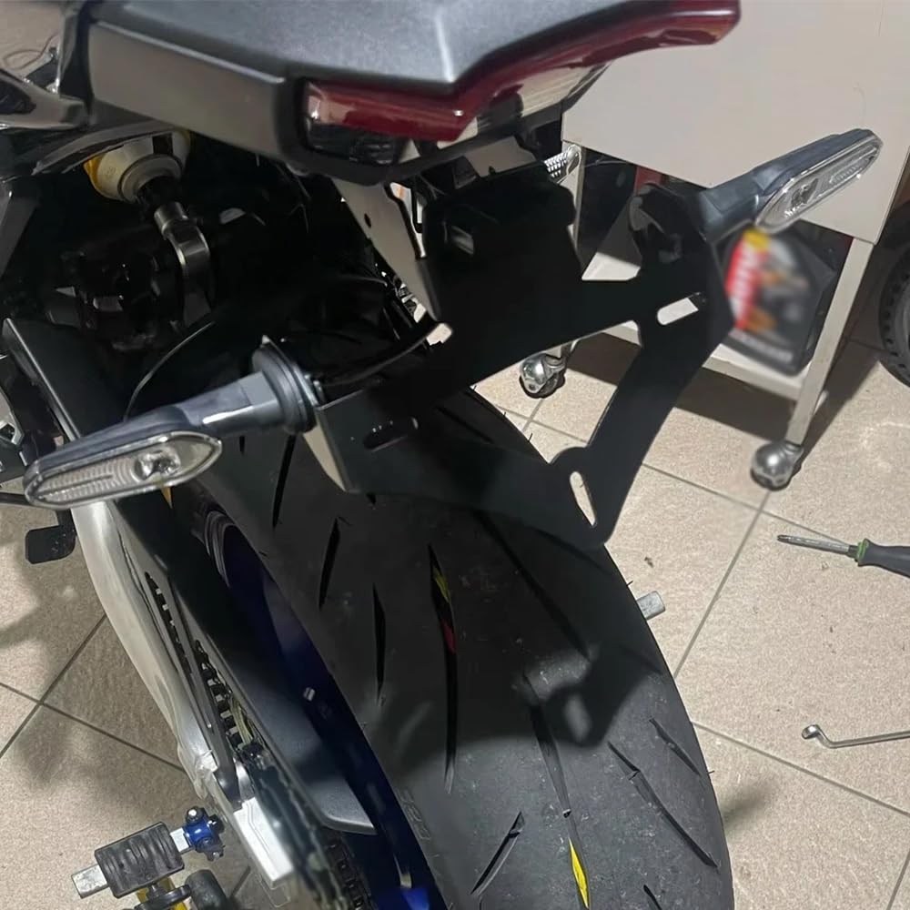 FOR MT-09 SP MT09 mt09 sp mt09 2024 2025 2026 Accessori Moto Parafango posteriore Staffa targa Targa Cremagliera Telaio Coda Organizer supporti per targhe supporti per targhe