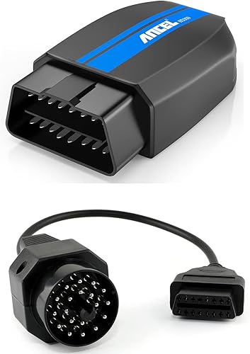 ANCEL BD300 con adaptador hembra de 20 pines Bluetooth se adapta a BMW Sistemas completos Herramienta de escaneo de diagnóstico Herramienta de