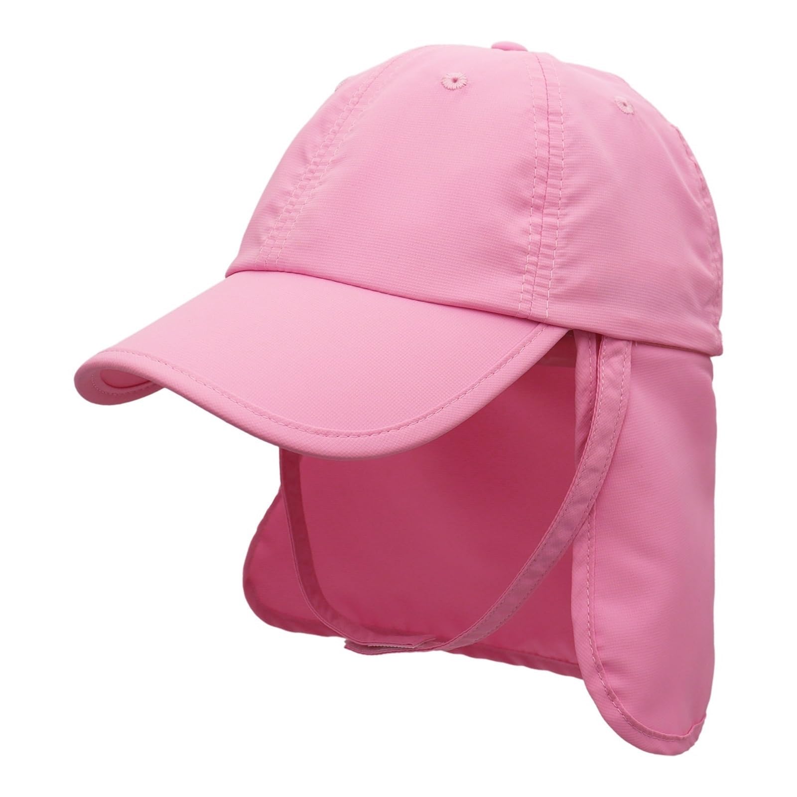 Niños Niñas Verano UPF 50+ Gorra De Protección Visera Ajustable Secado Rápido Sombrero Pesca Al Aire Libre con Solapa For El Cuello