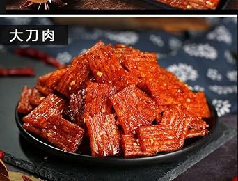 4 kinds of spicy noodles series , Latiao,Handmade Spicy Stick Spicy Bar, Spicy Strip Small Gluten Spicy Silk Sweet Spicy Flavor Chinese Snacks Instant Snacks Spicy Leisure snacks (1 bags)