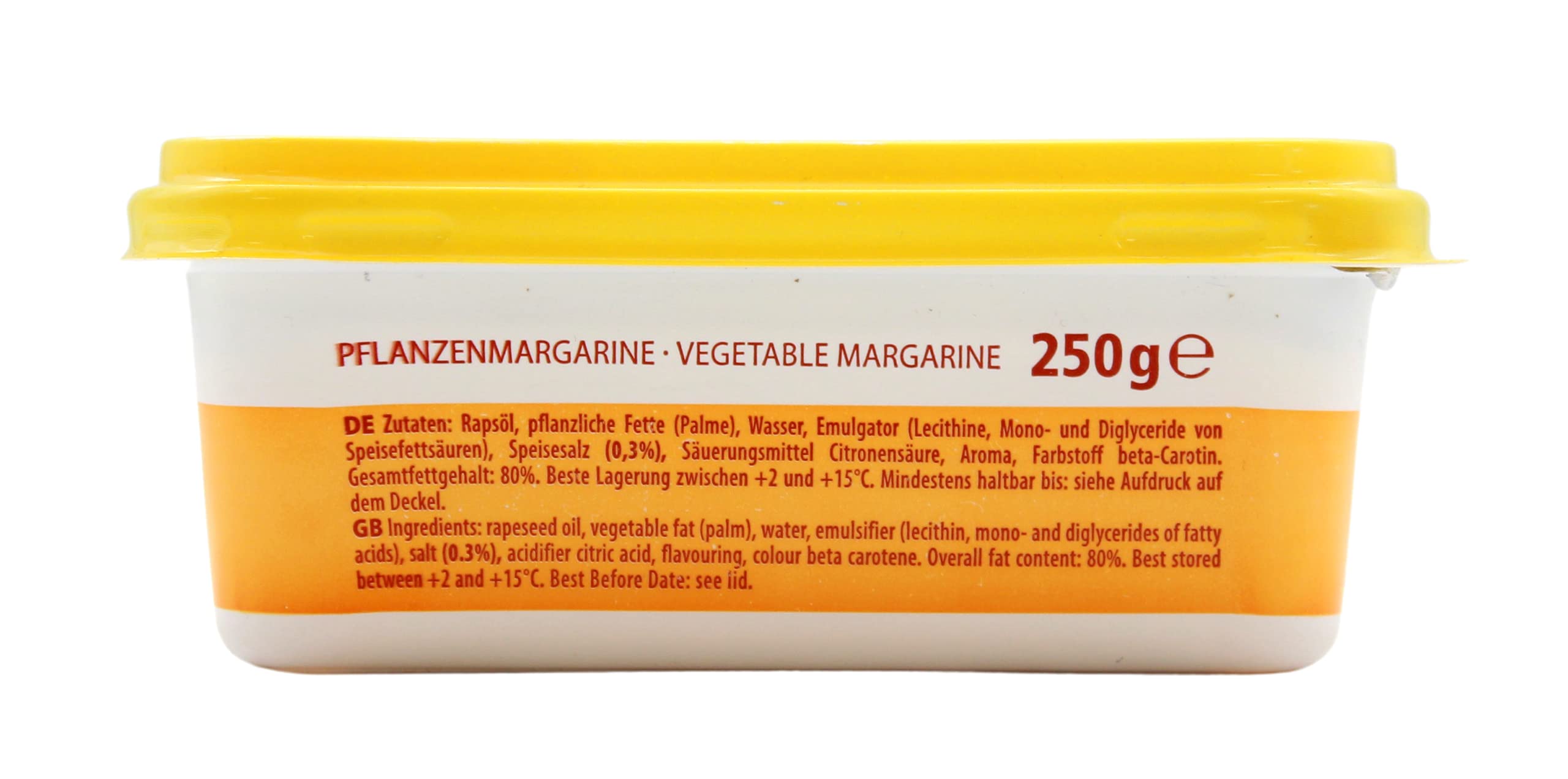 Lindemann Goldquell Frühstücksmargarine, 12er Pack (12 x 250g)