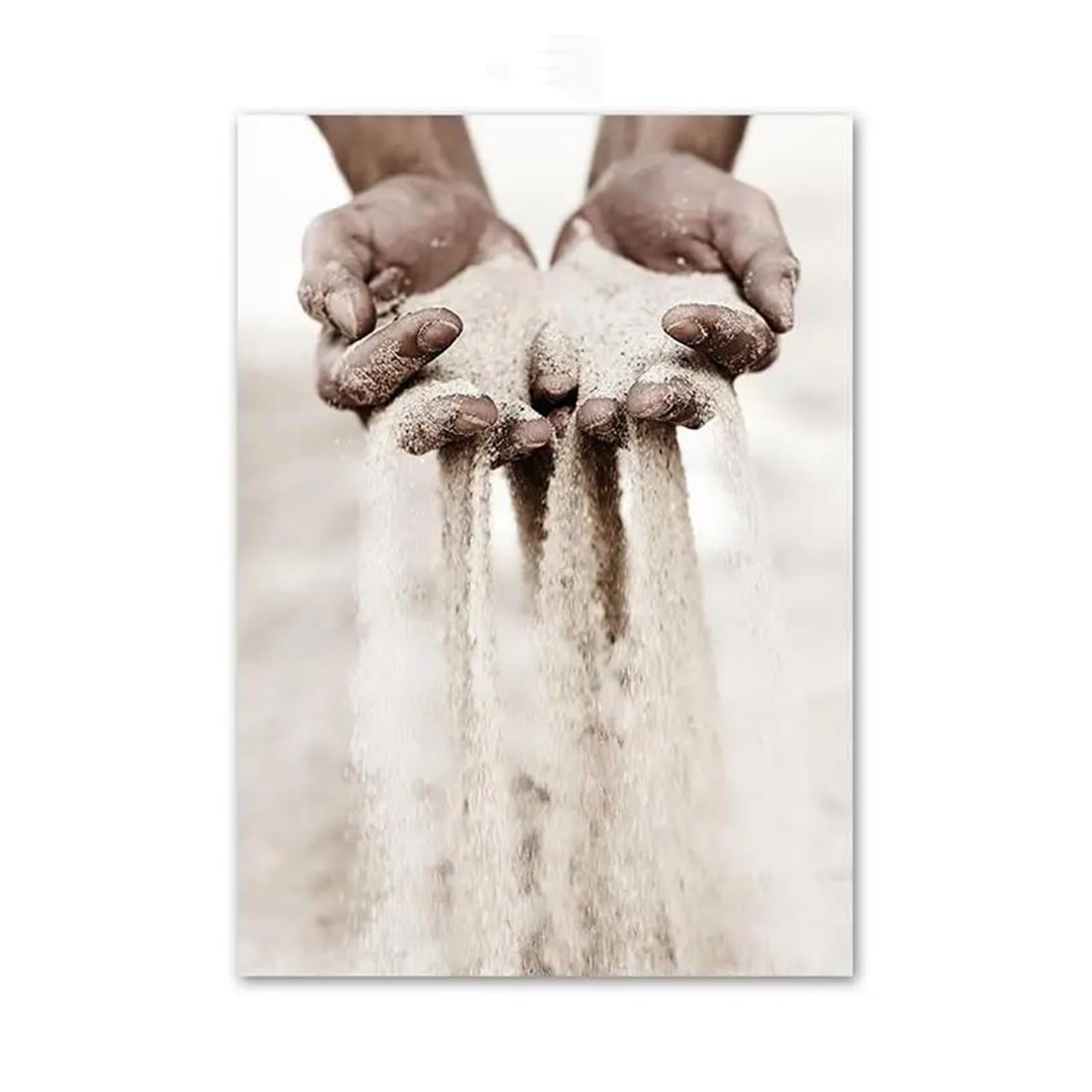 Byambd A Esthetic Pictures Beige Mushroom Cotton Reed Grains Of Sand Posters Print Wall Rt Esthetics Canvas Painting For Living Room Modern Home Decor(,30X40cm)