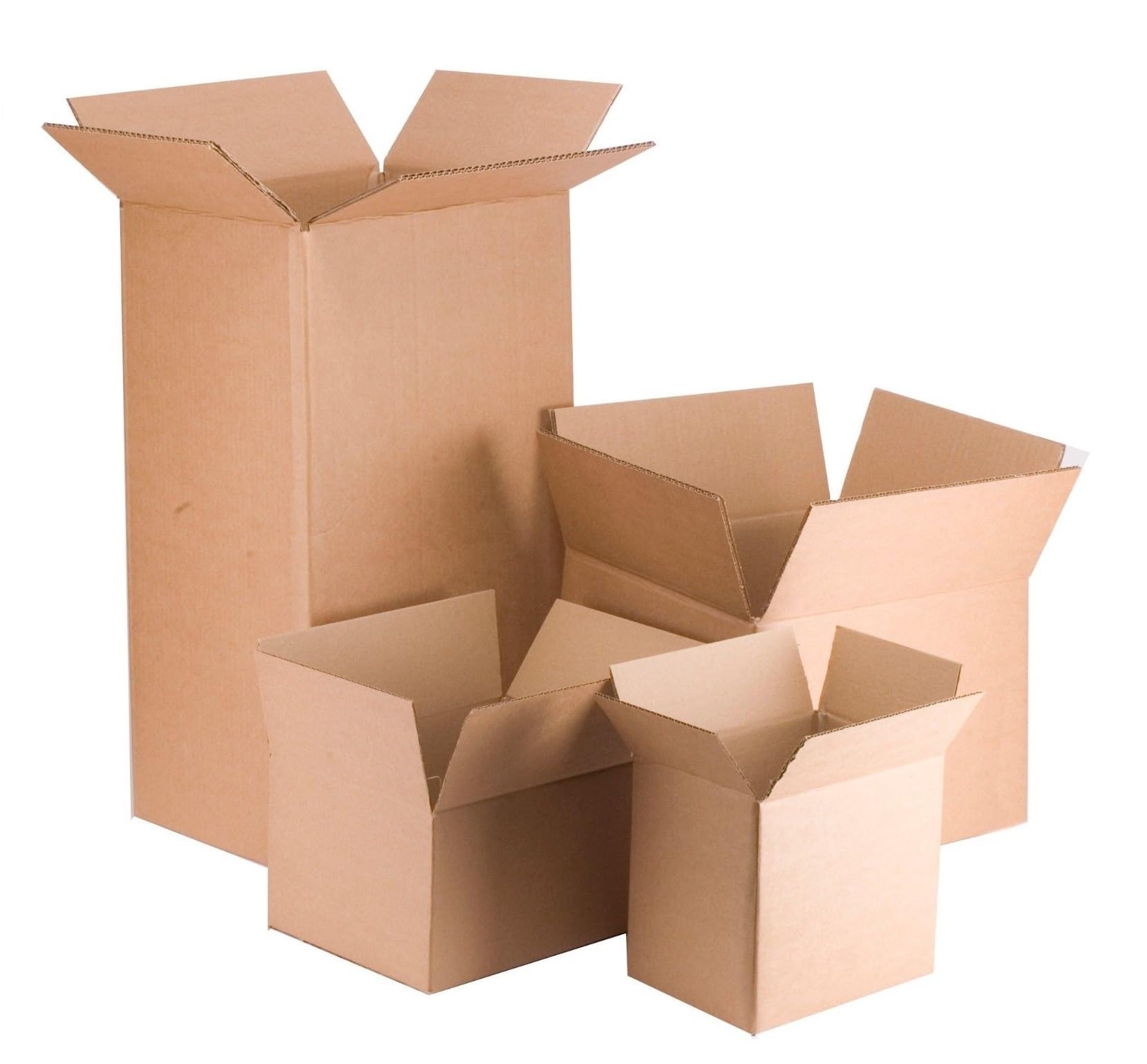 Venuscello Brown Venuscello® Double Wall Cardboard Boxes 62Cm X 62Cm X 85Cm Heavy Duty Shipping Posting Box For Packaging Parcel & Moving House - 24" X 24" X 33" (2)