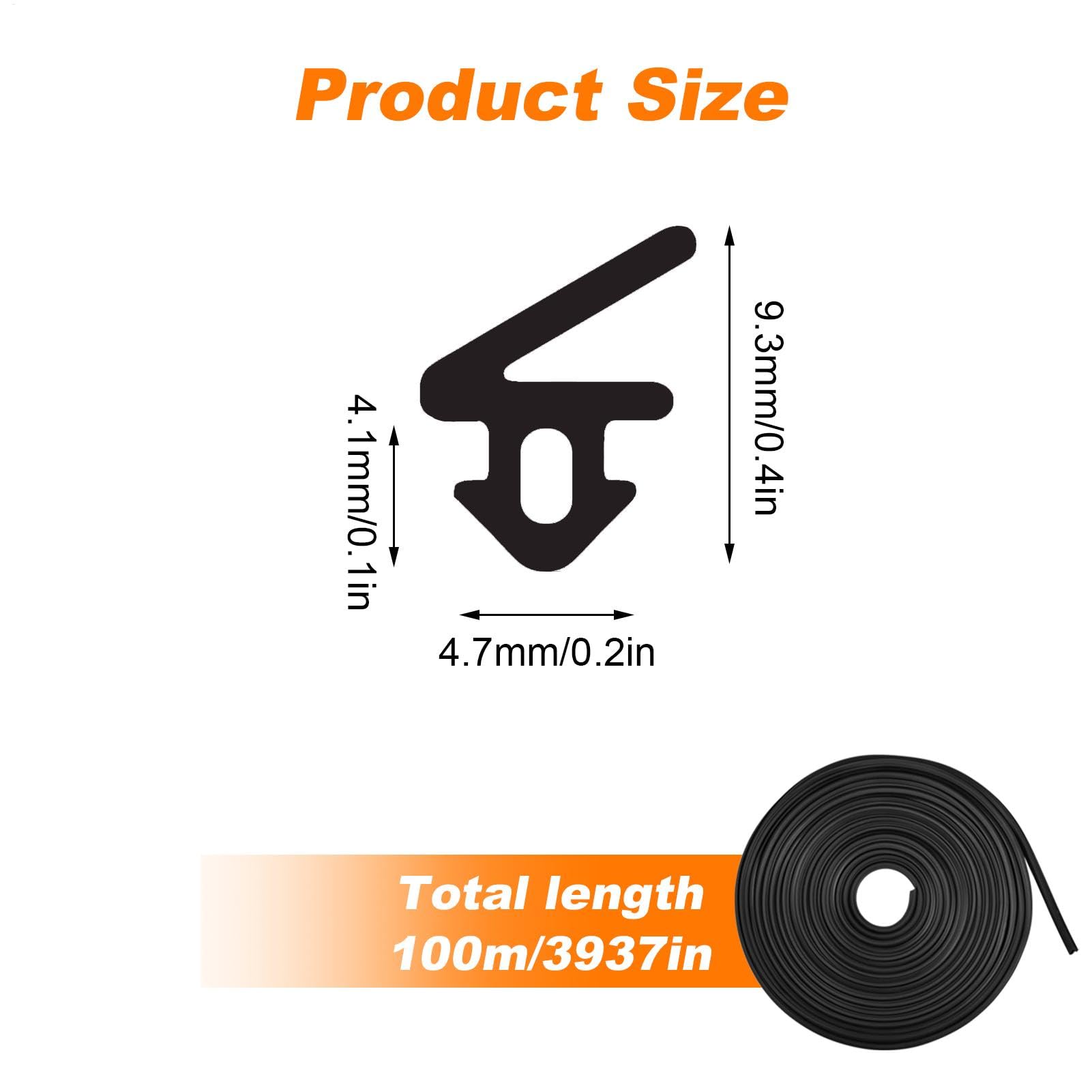 Nastro Paraspifferi Porta paraspifferi silicone termico porta inverno | Fonoisolante Nastro Isolante per Finestre Pellicola Isolante Termica Clima Freddo Casa Hotel Bagno Camera da Cucina