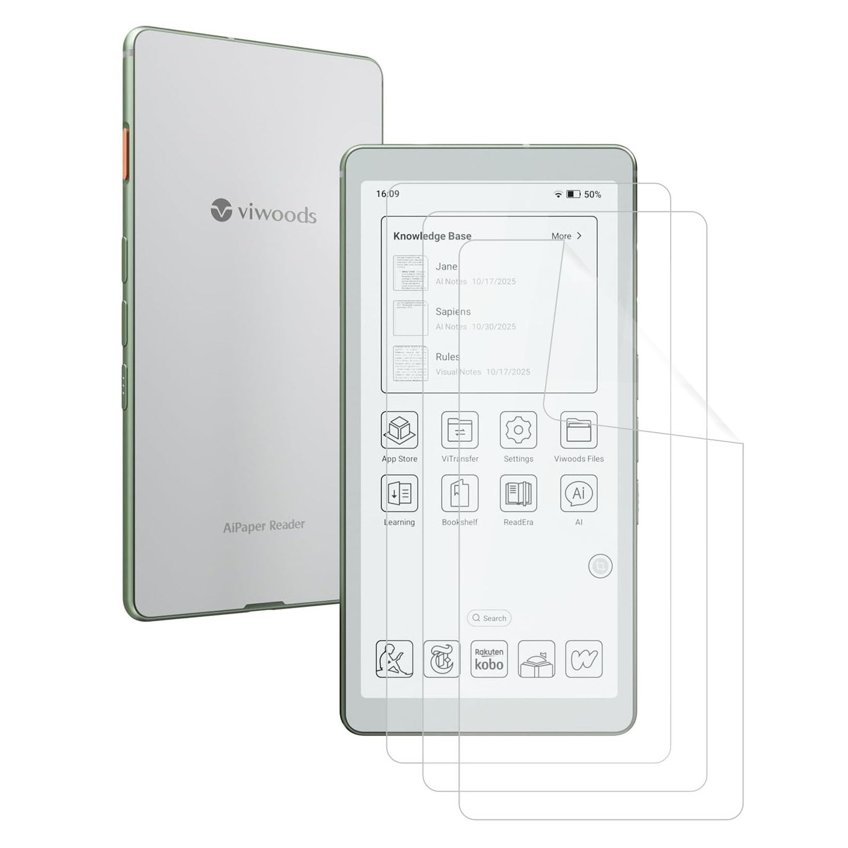 Amazon.co.jp: Futanwei Viwoods AiPaper Reader スクリーン