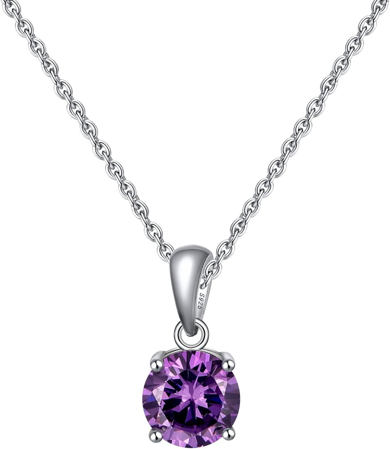 JANUARI Hanger 12mm Zilveren Hart Geboortesteen Rood Granaat Zirconia Zonder Collier Zihz Jan