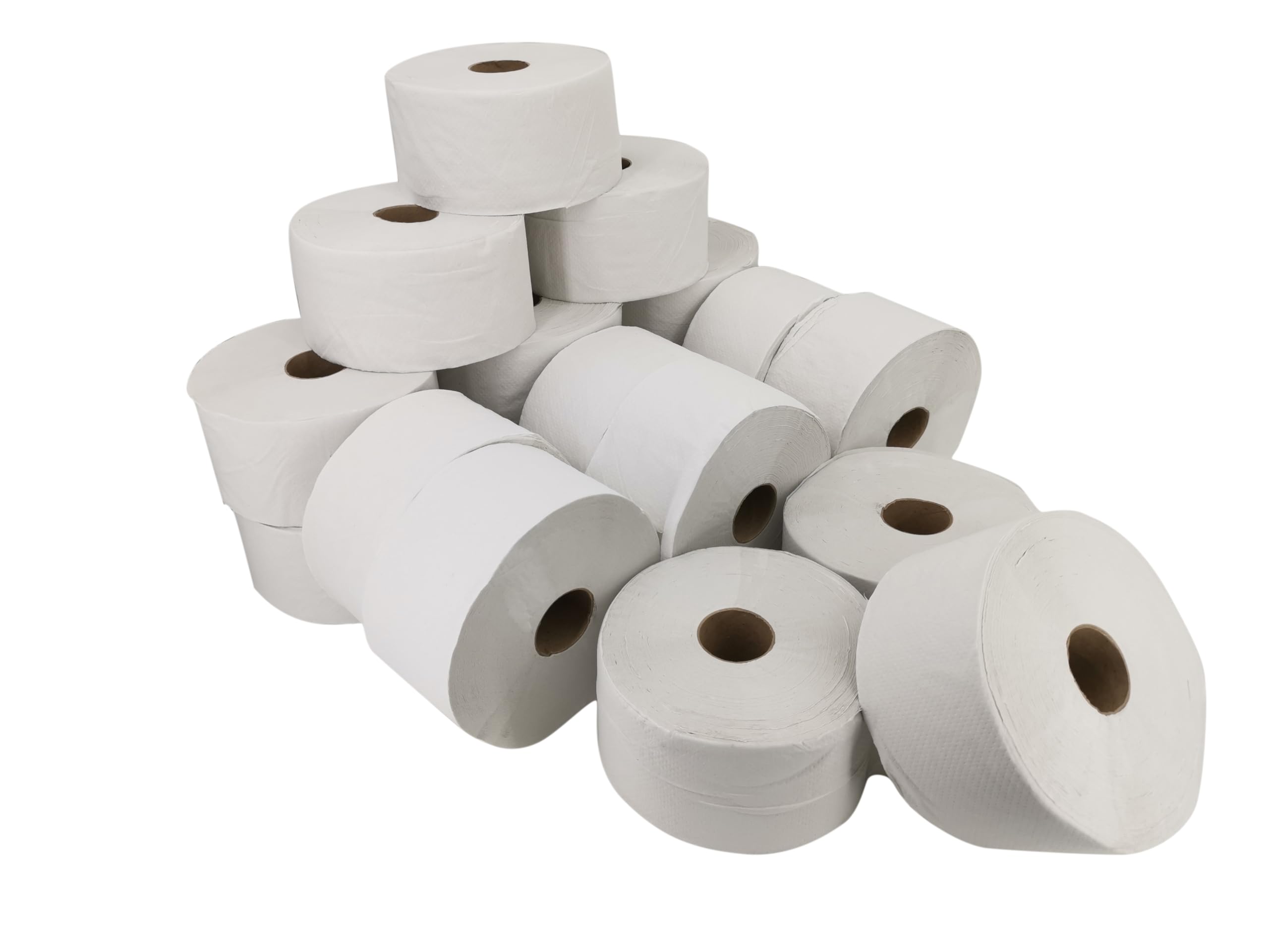 Higiene Online - Rollos Papel Higiénico Laminado Industrial 2 Capas 130M 2/H-Eco M-45 Eco Reciclado Saco de 18 Rollos - 400gr / Rollo Precortado Water Ecologico Natural XXL (2)
