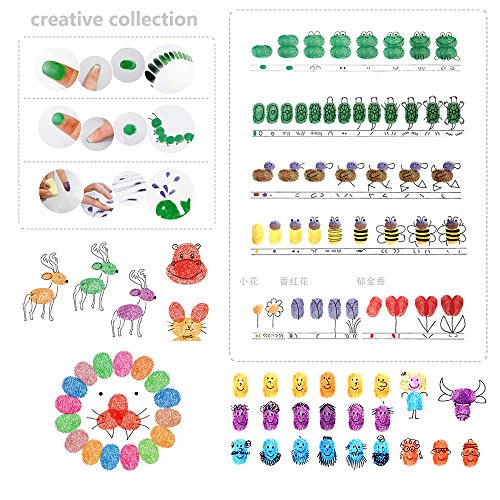 JUSLIN 15 colori Crafts tamponi di inchiostro per