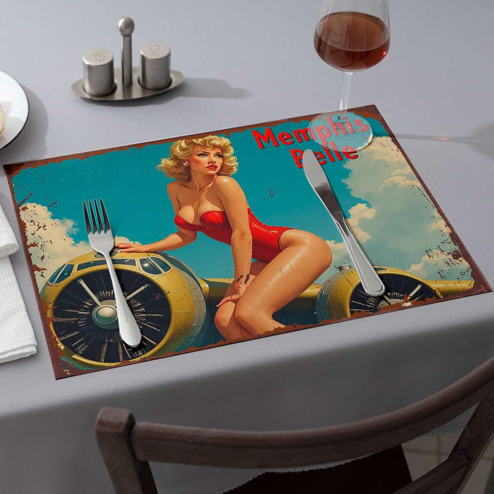 Set de table rose Memphis Belle pour protéger et décorer votre table
