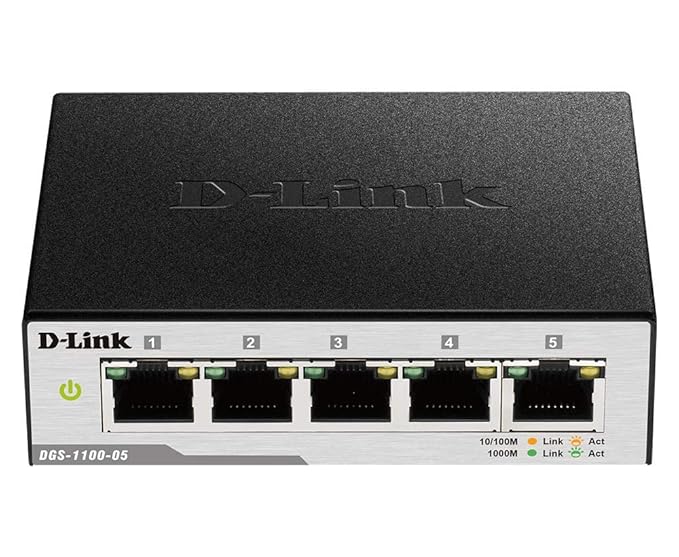 D-Link 5-Port EasySmart Gigabit Ethernet Switch (DGS-1100-05)