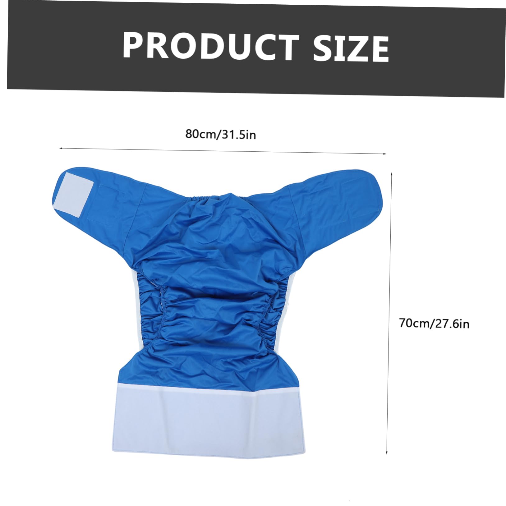 TOVINANNA Adult Washable Diaper Pants Breathable Incontinence Diaper for Elderly