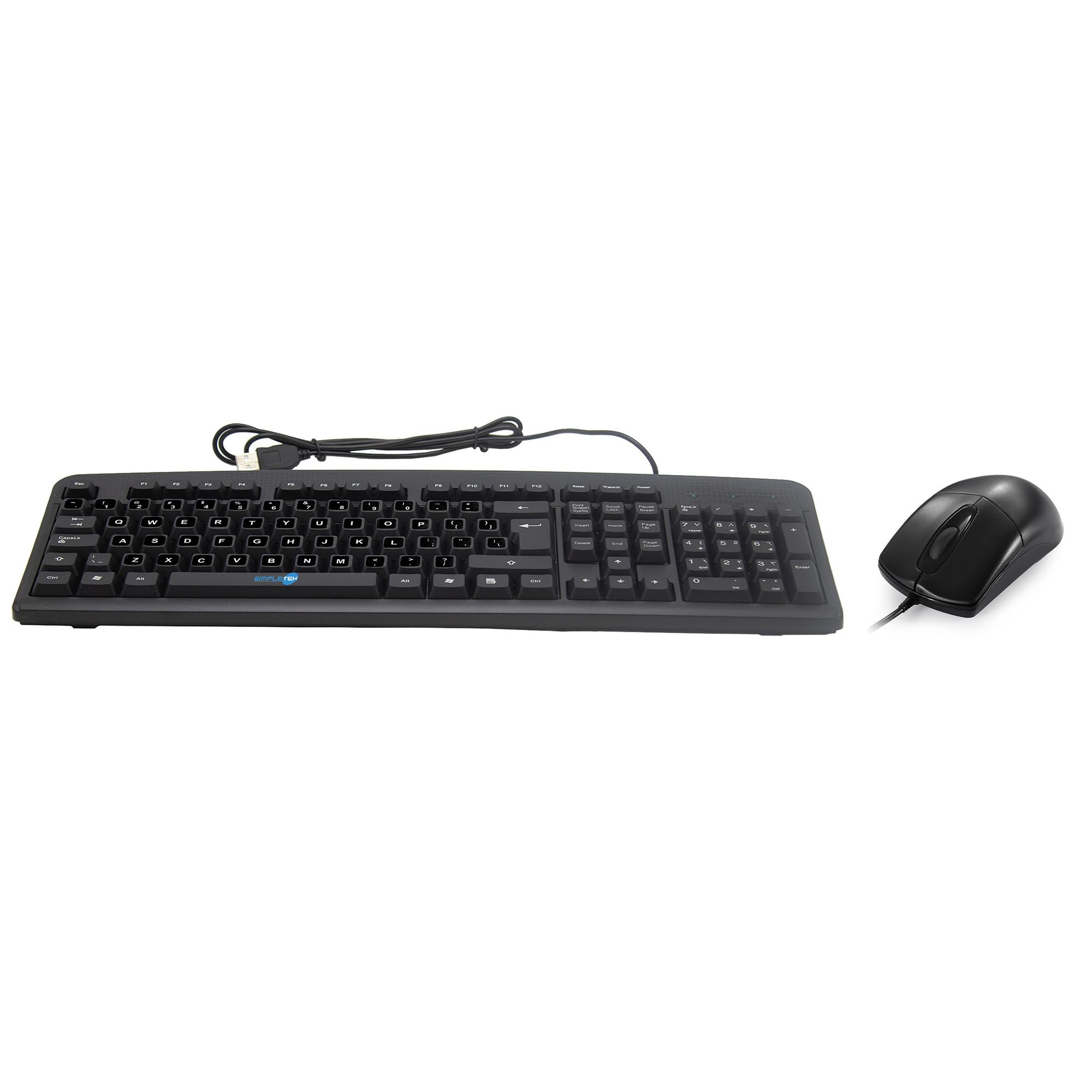 Kit clavier et souris ergonomique SIMPLETEK installation Plug and Play - 8