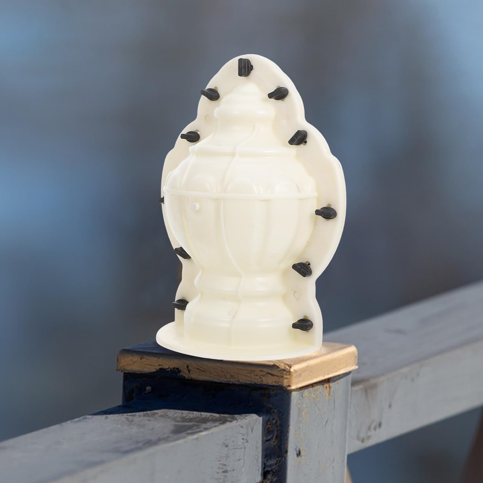 VILLCASE Molde para Columna Romana de Jardín Reutilizable y Fácil de Limpiar, Molde de Bola Esférica de Plástico Pp para Decoración Creativa del Paisaje Exterior