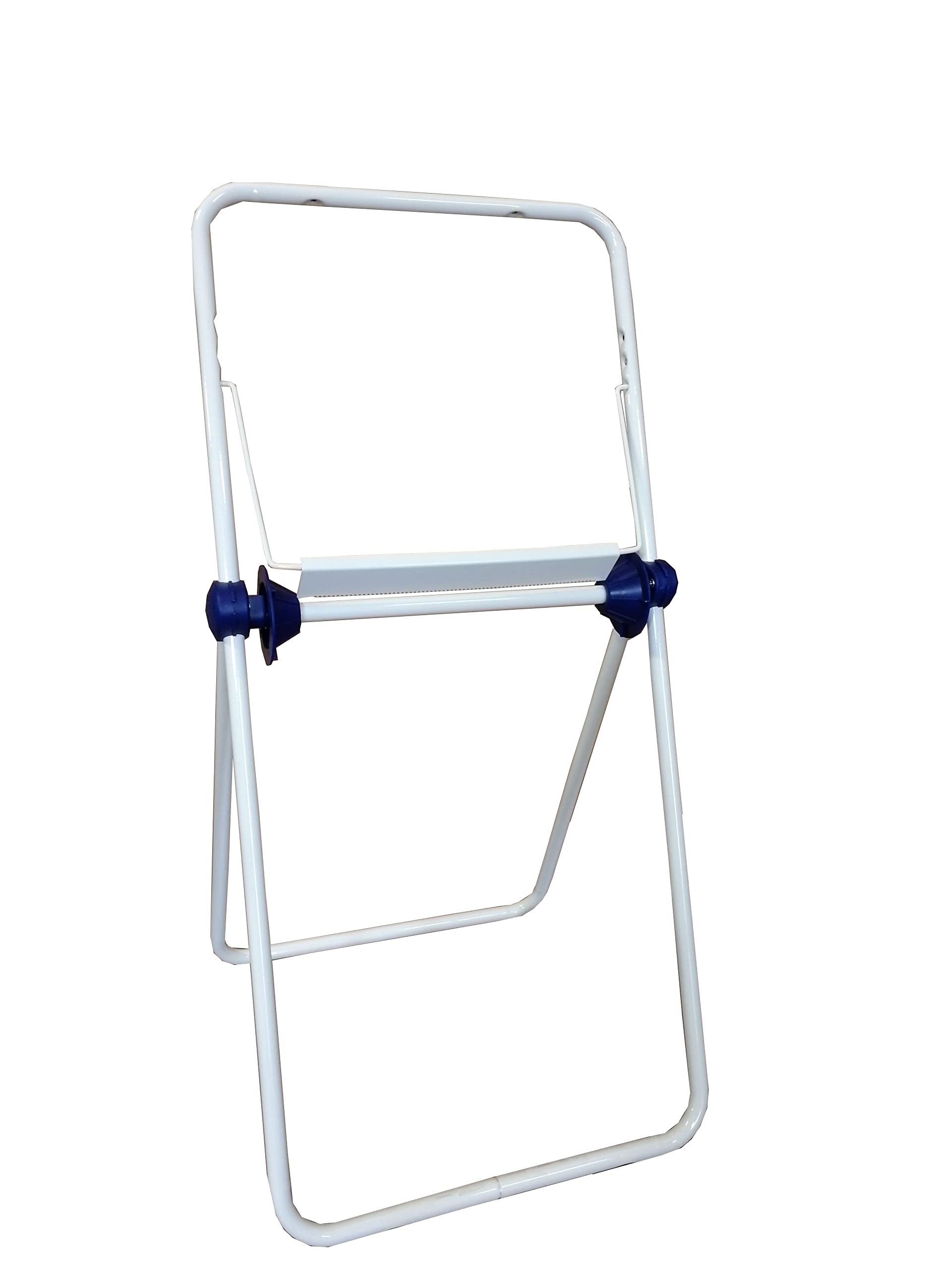 Tecnokit Distributeur porterouleau Papier au Sol pour bobines de 29 Structure en Acier Couleur Blanc Dimensions Structure 38 x 40 x 86 h Lame positionnable en Trois Positions Accessoires Inclus.