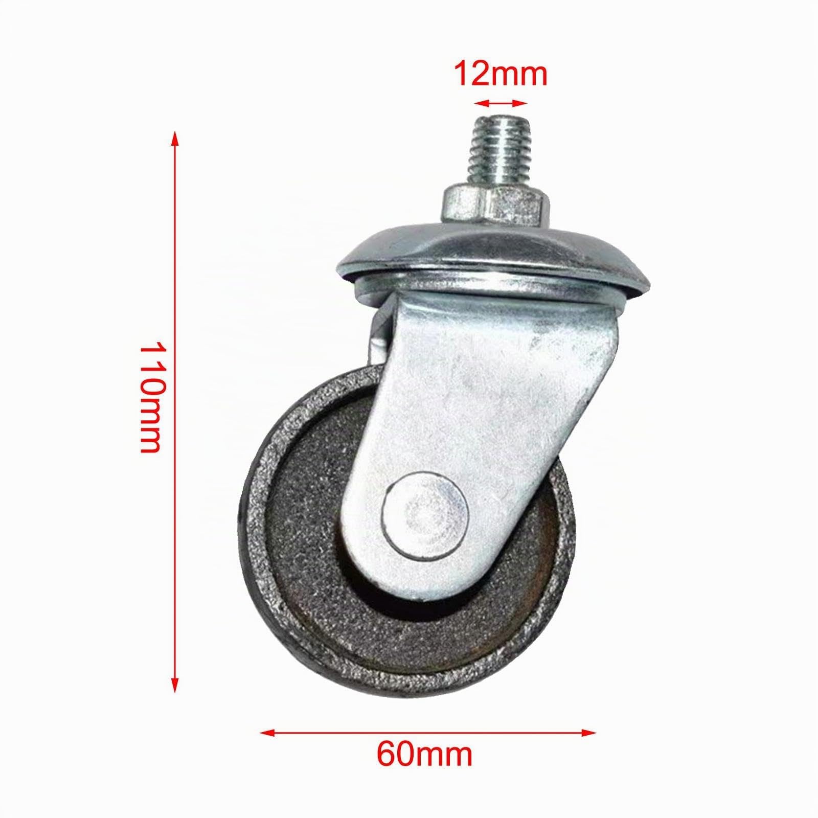 Oshhni Roulettes Génériques pour Cric de, Accessoires Métalliques pour Cric de