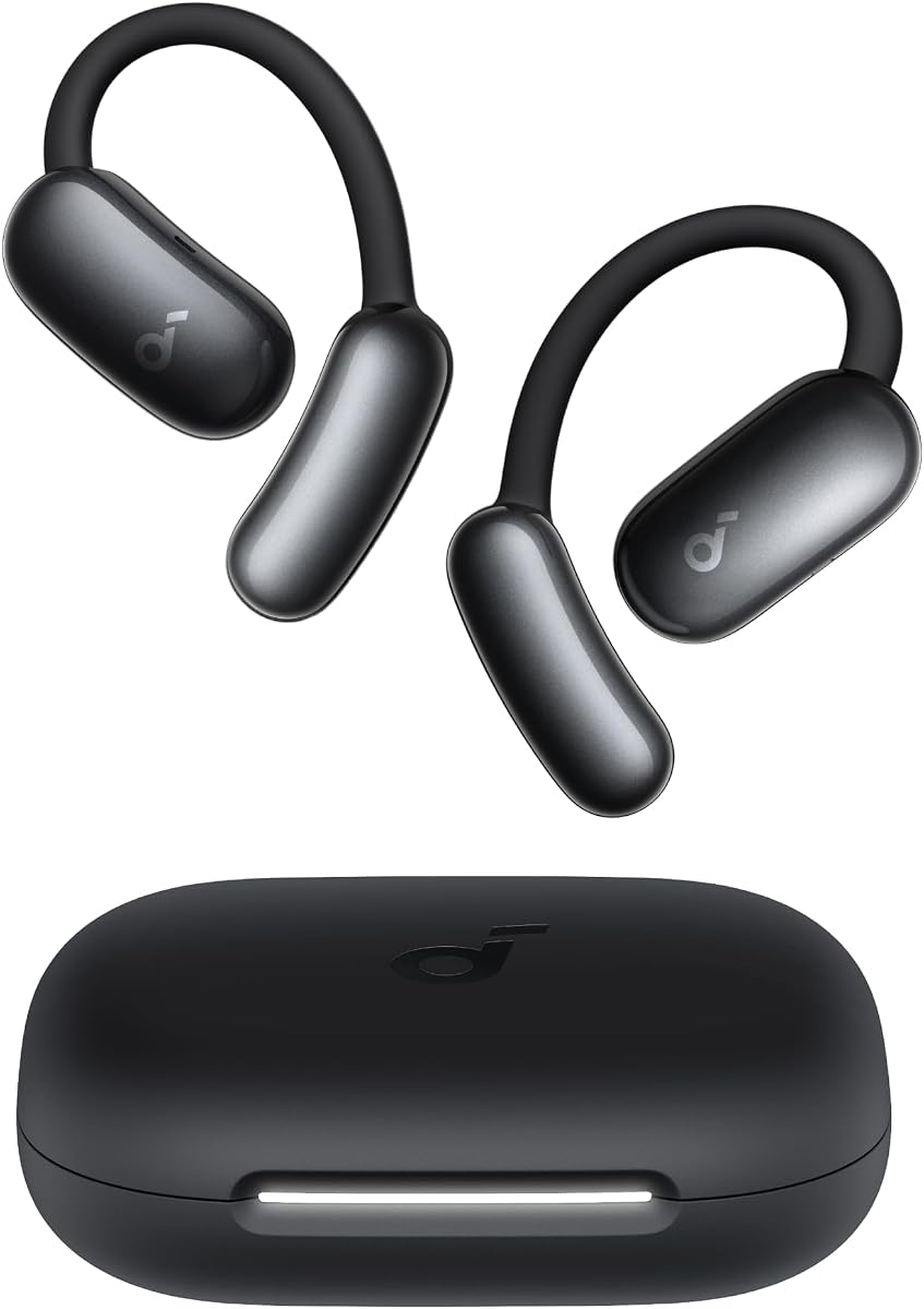AeroFit 2 by Anker Open Ear Earbuds, AI Assistant Earbuds | AI Assistant, Real-Time Translation, 4 Adjustable Positions, 42H Playtime, Rich Bass, Hi-Res, IP55, AI Clear Calls