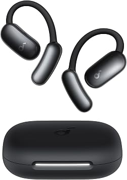 Soundcore AeroFit 2 AI Assistant Open-Ear Headphones by Anker, Pressure-Free Fit, 2X Richer Bass, Real-Time Translation Earbuds, Hi-Res, 35H Playtime, IP55