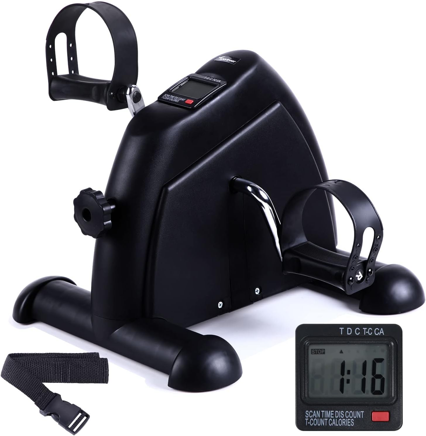 Under Desk Bike Pedal Exerciser, Sportneer Mini Exercise Bike Peddler