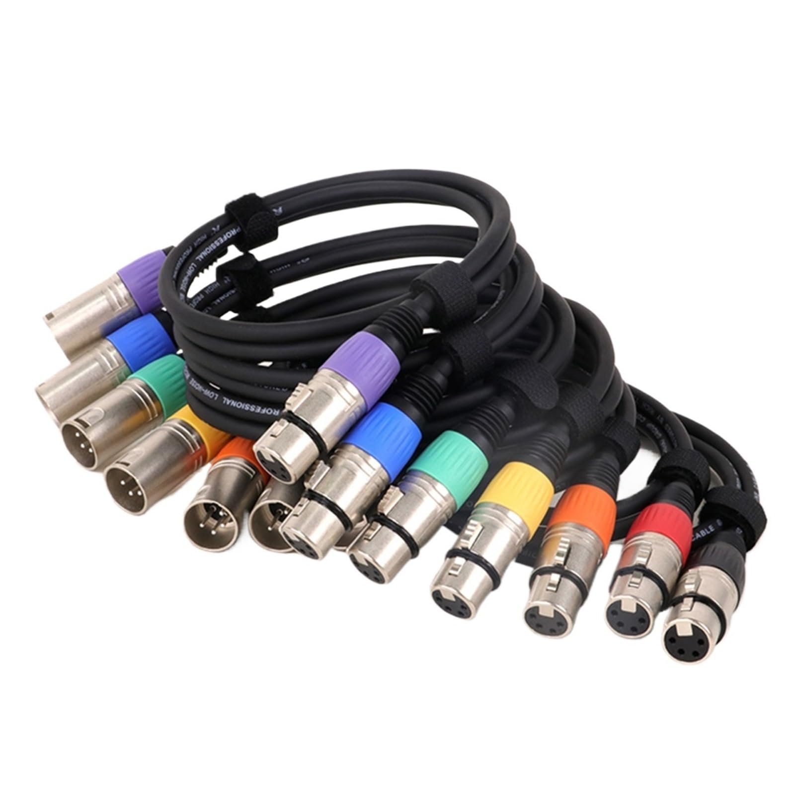 Cavo di prolunga connettori colorati bilanciati XLR maschio a 4 pin XLR femmina da 0,3 M-15 M, cavo di prolunga audio for cuffie(SL-RD,1 m)